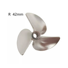 (Right Hand, 42mm) RC Boat Propeller CNC 4.76mm 3/16" 40/42/45/50mm P1.6 Prop for RC Speed Boat
