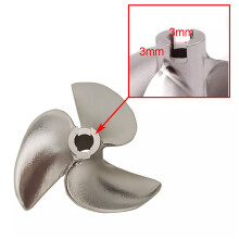 (Right Hand, 50mm) RC Boat Propeller CNC 4.76mm 3/16" 40/42/45/50mm P1.6 Prop for RC Speed Boat