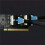 PCIe 5.0 X16 to Dual MCIO-8i Extension Cable GPU Server Expansion Adapter for GPU Network Card U.2 SSD 50CM 6