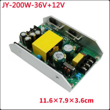 LED Stage Moving Light Power Supply 200W 36V 12V Switching Driver Board for Stage Lighting Repair Replacement