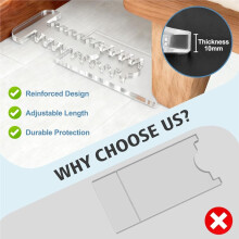 2 Piezas de Espaciadores Ajustables para Sofá, Desde la Pared 7.9-11.4 Pulgadas, Protectores de Pared para Muebles Sofá, Gabinete, Cama