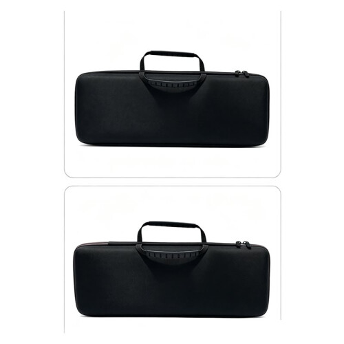 Hard Shell EVA Keyboard Storage Bag Waterproof Dustproof Mechanical Keyboard Carrying Case with Zipper Closure