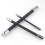 4-Piece Flexible Socket Extension Bar Set for 1/2" 1/4" 3/8" Drive - Drive Socket Set Versatile Tool 4