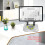 360 Rotation Tablet Stand for Tablet Computer, Adjustable Foldable Tablet Holder,Aluminum Phone Stand White 6