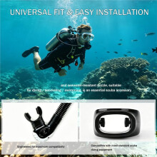 Scuba Diving Mouthpiece 4-Pack, Soft Silicone Snorkel Mouthpiece Regulator Replacement with 4 Ties