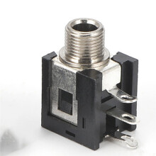 20 Pezzi PJ-376M Connettore Femmina Audio da 3,5 mm per Jack Cuffie con Dadi