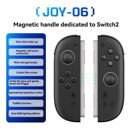 Wireless RGB Controller for  2 6-Axis Gyro Hall Joystick Gamepad RGB Backlight Wireless Gamepad Accessories A 1