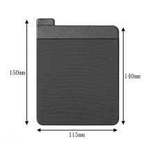 5 Sacs de Rangement Adhésifs pour Ordinateur Portable - Organisateur en Tissu Extensible Large pour Souris, Tablette, Disque Dur Numérique et Stylo