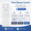 433MHz Universal Ceiling Fan Remote Control Replacement,3-Speed Plastic Light Dimmer Wireless  for Festive Party 3