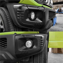 Cubierta Mate Negra de la Luz de Niebla Delantera para Automóviles de 3/5 Puertas, Accesorios Exteriores para Jimny JB64 JB74 2018-2025
