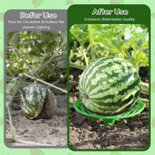 10 Packs Melon Cradles Trellis - Stable Fruit Support Stands to Keep Watermelons,for Raised Beds & Backyard