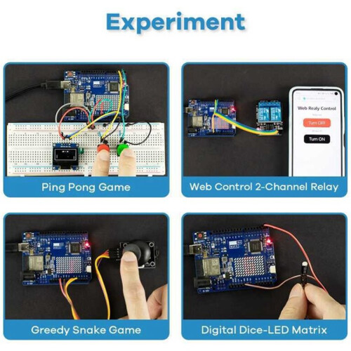 For   R4 Minima Board HC-SR501 PIR Sensor WIFI Edition Development Board Programming Learning Controlle 2