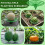 10 Packs Melon Cradles Trellis - Stable Fruit Support Stands to Keep Watermelons,for Raised Beds & Backyard 6