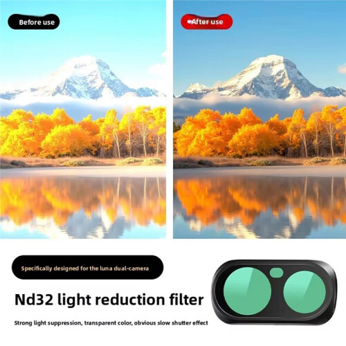 Magnetic Camera Lens Filter for   Ultra Quick Install Action Cam Replacement Accessories ND32 1