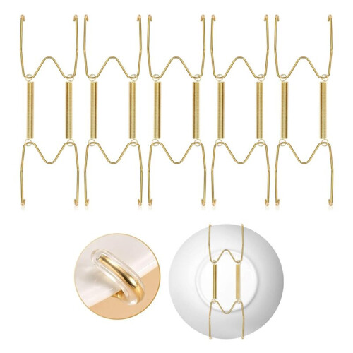 Suportes de Prato de 6 Polegadas para A Parede, Adequados para Pratos de Arte de 6-7 Polegadas, Suportes Decorativos para Pratos de Parede 2