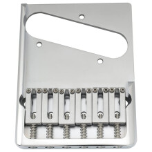 54mm 2-1/8 Tum Messing Tungt Asymmetrisk för Telecaster Bro för Tele Stil Elgitarr Reparation Ersättning