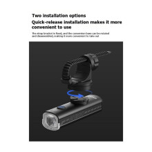 CYCLAMI AI-1200 Bike Headlight Bike Light Night Cycling Portable Flashlight IPX6 AI 1200 Lumens Front Lamp for ROAD MTB