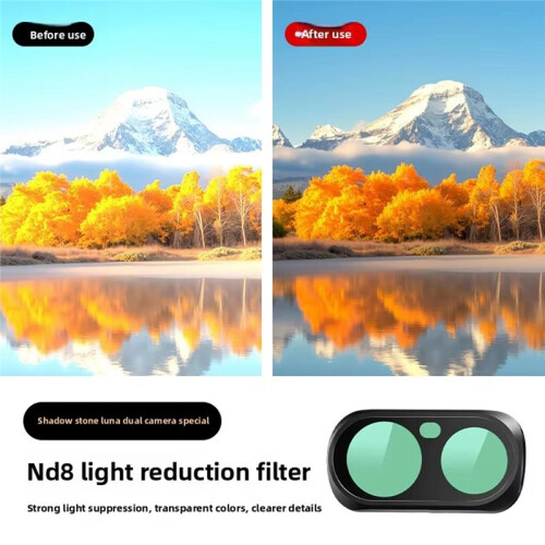 Magnetic Camera Lens Filter for   Ultra Quick Install Action Cam Replacement Accessories ND8 1