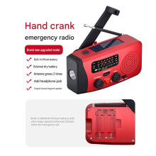 Emergency Hand Crank Radio with LED Flashlight Portable Solar Crank Radio Hand Crank Generator for Emergencies Outdoor