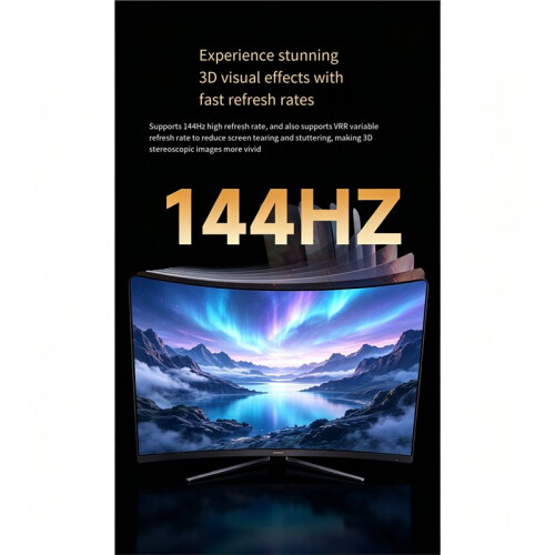 Cable de Extensión  Compatible 2.0 de 1 Metro, Macho A Hembra, 4K 60Hz HDR