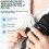 360 Magnetic Backpack Clip for  Osmo  with Wrist Strap Mount Action Camera Hands-Free Holder Kit 9