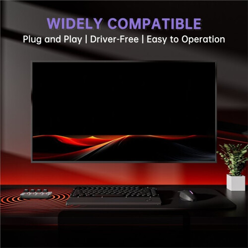 4 Key Customize Wired Voice Input Keyboard Macro Knob Copy Paste Shortcut Key Keyboard Vibecoding Keyboard