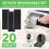 20 Pack Carbon Filters Compatible for Litter Robot 3 Replacement Activated Charcoal Filters Effective Control LitterBox 3