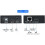 4K 120M -Compatible KVM Extender 120M over RJ45 Ethernet Cat5e/6 -Compatible USB Extender EU PLUG 3