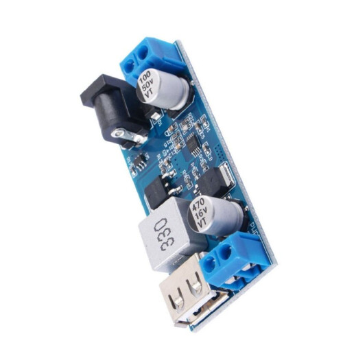 4PCS - 24V/12V to 5V 5A Step Down Power Supply Buck Converter Adjustable USB Step-Down Charging Module for Phone 1