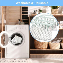 Pack de 8 Tampons de Remplacement pour Lift-Away Pro & Genius Steam Pocket Mop, Lavable P184WQ