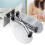 Knife Sharpener Self-Adjusting Sharpening Angle Solid Stainless Steel Kitchen Sharpening Tool Kitchen Accessories 2