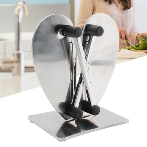 Knife Sharpener Self-Adjusting Sharpening Angle Solid Stainless Steel Kitchen Sharpening Tool Kitchen Accessories 2