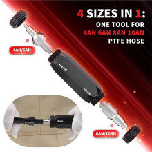4-in-1 for Fuel  Reaming and Disconnecting Tool with 6AN Connector Wrench and Hose Assembly Tool