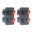 4pcs 45A 600V Power Plug Cable Connectors for Anderson Plug Connector Fixed Mounting Bracket Panel Power Plug Connector 2
