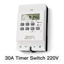 30A 220V, Tijdschakelaar voor Straatverlichting, Reclameborden, Waterpompen, Programmeren 30A Stroomuitvalmodule
