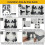 3D Printer Universal Movable Rolling Cart 40-68cm Width Depth with Wheels Leveling Feet for 10