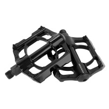 VIARON Bicycle Pedals 4 Bearings Ultralight Aluminum 8 Pins Road Mtb Pedals Non-Slip Waterproof Pedal Bicycle Parts Black