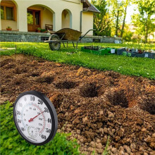 Binnen Buiten Thermometer Hygrometer, Wandhangende Wandthermometer, Geen Batterij Nodig Hangdecoratie,-40-60