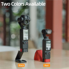Magnetic Mount for Osmo Pocket4P/4/3 Metal Quick-Release Magnetic Mount Stand 180 Adjustable Handle Black