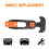 T-Handle Latches Rubber Draw Latches Toolbox Cooler Replacement 110mm Toolbox Lid Latches Boat Hatch Latches 6pcs 6