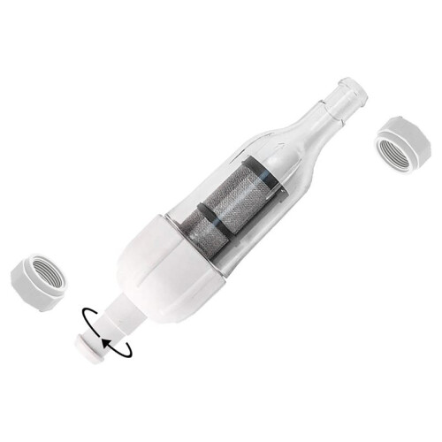280 380 Pool Cleaner Filter Assembly 48-080 with 2 Feed Hose Nuts D15 Replacement for   in- Filter 2