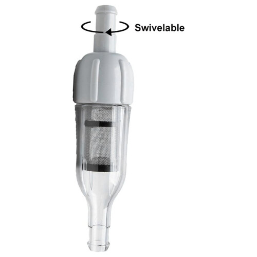 280 380 Pool Cleaner Filter Assembly 48-080 with 2 Feed Hose Nuts D15 Replacement for   in- Filter 2