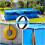 Adjustable Solar Pool Cover Strap Windproof Storage Holder for Framed Above Ground Swimming Pool Solar Blanket Accessory 5