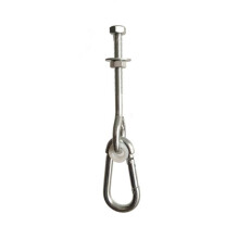 Conjunto de 2 Suportes de Bushing Pesados, Suporte de Conjunto de Balanço com Ganchos de Pressão para Balanços, Redes de Areia, Ioga
