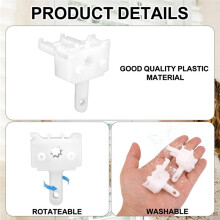 2pcs Vertical Blinds Replacement Parts, Vertical Blind Wand Control Replacement White Plastic Repair Accessories