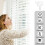 2pcs Vertical Blinds Replacement Parts, Vertical Blind Wand Control Replacement White Plastic Repair Accessories 5