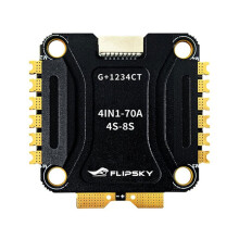 FLIPSKY 4 w 1 8S70A AM32 ESC 70A 4S-8S Bezszczotkowy Kontroler Lotu Elektroniczna Kontrola Prędkości z Radiatorem