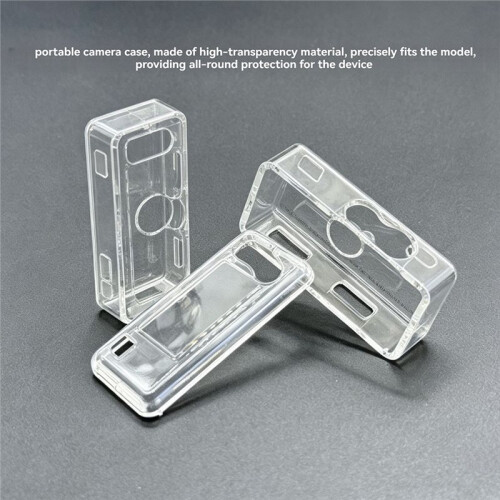 Clear PC Protective Case for  Charmera Keychain Camera Shockproof Durable and Stylish Protection 2