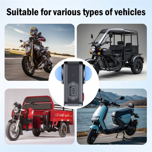 Motorcycle Dual DVR WiFi Connect Action Camera Recorder Front & Inside View Waterproof Motorcycle Dash Cam
