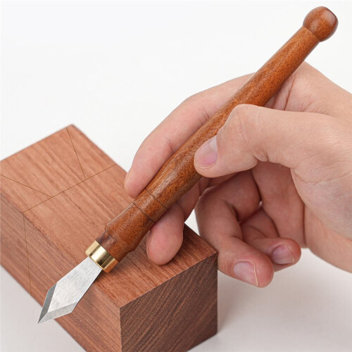 2pcs Woodworking Scribing Knife Tool DIY Dual-Direction Scribing Pencil Marking Tool for Models and Engraving Tool 1
